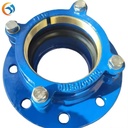 High Pressure Corrosion-resistant Casting Restraint Ductile Iron Flange Adaptor DN40-DN800mm for PE/PVC Pipe 1 Piece