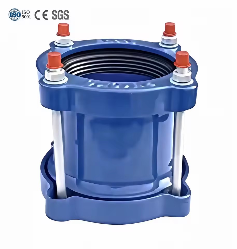 High Pressure Painted Surface Sleeve Type Ductile Iron Universal Flexible Connection Dresser Pipe Coupling Joint