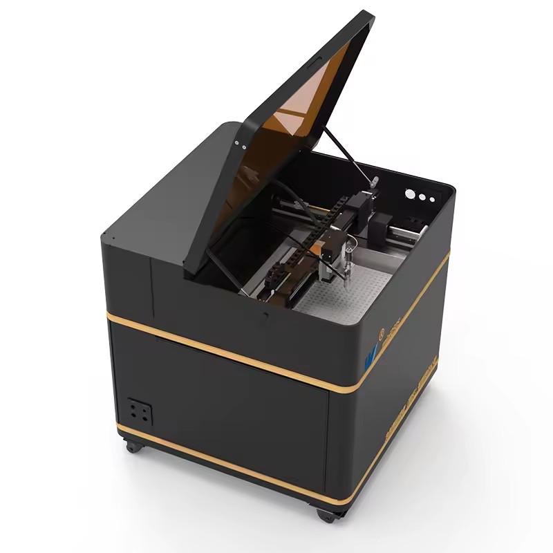 Forplus 30000psi Small Water Jet Cutting Machine Fully Enclosed Mini Water Jet Cutter