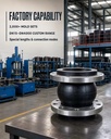 High Pressure PN16 Flanged EPDM Chemical and Corrosion-Resistant Fuel Line Rubber Expansion Joint for Fuel Transfer Systems