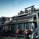 Small Waste Plastic to Diesel Reactor Rubber Fully Continuous Type Pyrolysis Machine