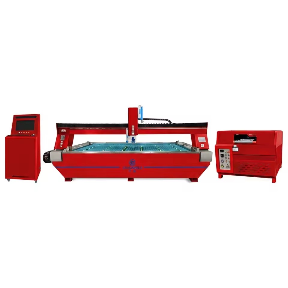 Factory Direct High Precision CNC Water Jet Cutting Machine, Desktop Water Jet Cutter for Glass Tile Marble Ceramic Cutting
