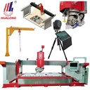 Stone Machinery Cnc Bridge Saw and Water Jet Cutter Marble Granite Sink Hole Sawjet Cutting Machine for Countertop