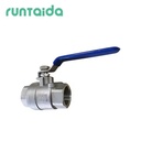 2inch Stainless Steel 304 Body 1pc PTFE Valve Threaded Ends Full Bore Ball Valve