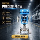 Suyi SY300P SY300C Small Caliber Sleeve Single Seat Control Valve Pneumatic Electric Type OEM Chemical/Petroleum Industry