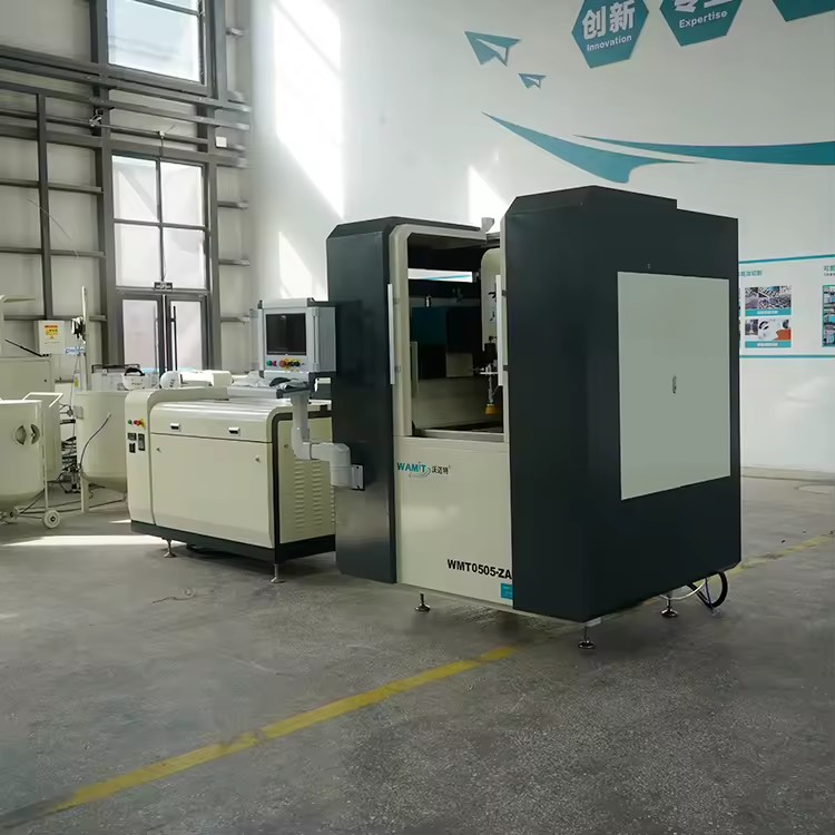 Compact Enclosed Water Jet Cutter Cnc Waterjet Ceramic Tile Mable Granite Cutting Machine for Stone 0505 0406 Food Cut
