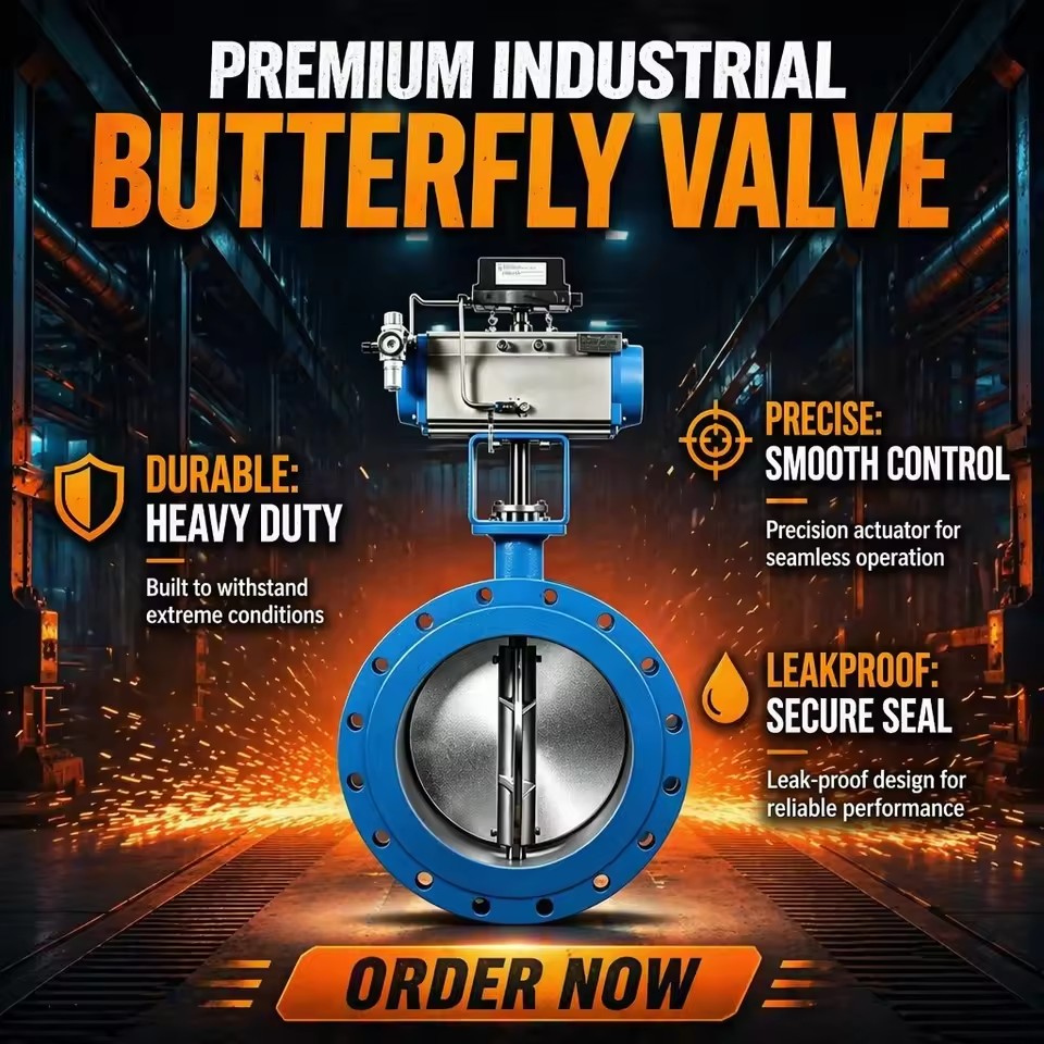 Pneumatic Shut-off Butterfly Valve