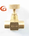1/4'' Brass Mini Needle Valve for Water Media OEM Acceptable
