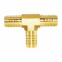 5/8'' 3 Way Union Intersection Split Brass Tee Fitting Barb Fittings