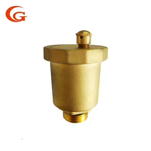 Brass Air Vent Valve Manual for Water OEM 1/2 NPT Thread ISO9001 Certified Direct-assembly