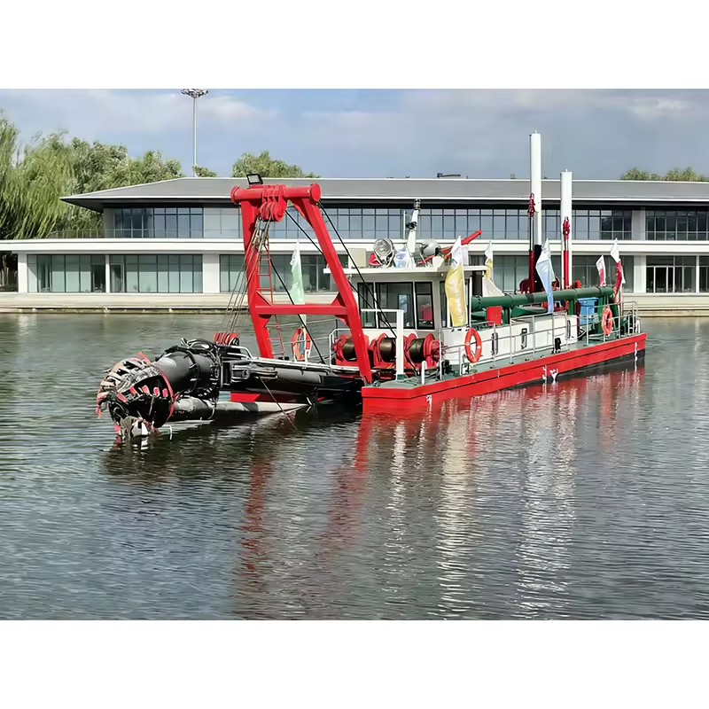 Sand Dredging & Gold Mining Jet Cutter Suction Dredger Machine Diesel Powered 500m/h Capacity 15m Dredging Depth