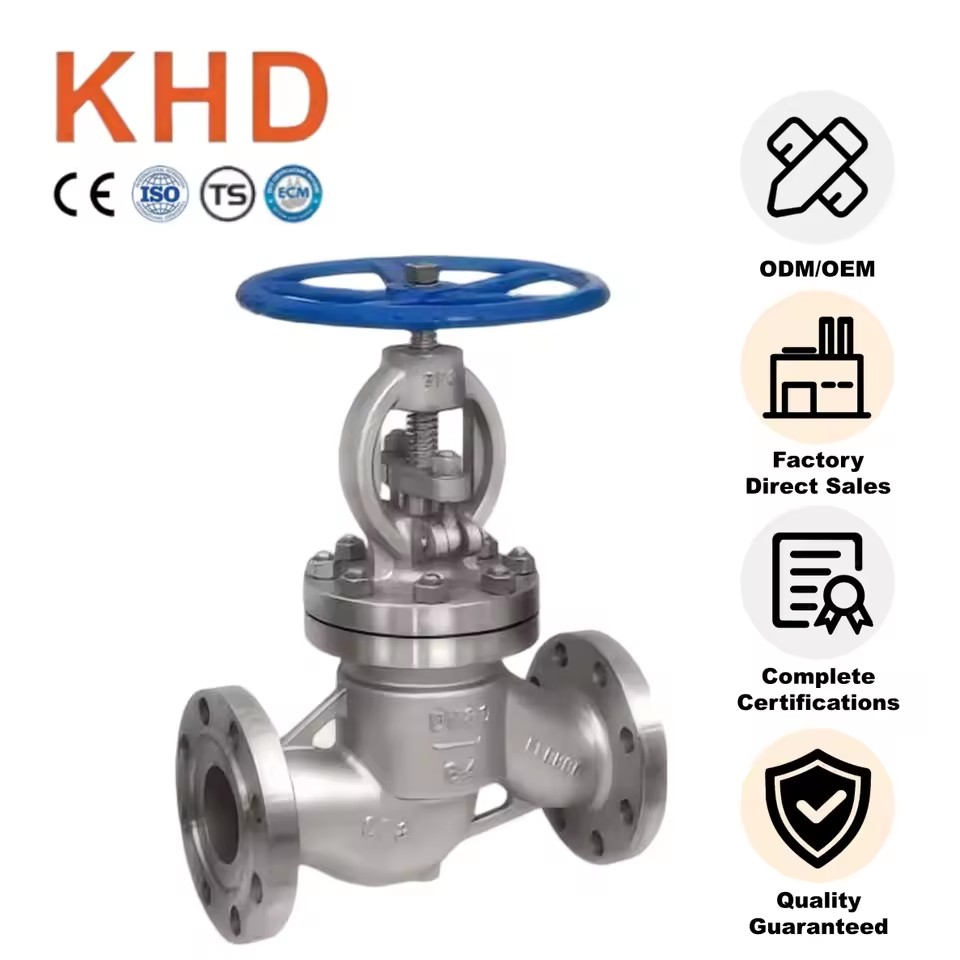 PN40-PN64 High Pressure Flange Globe Valve DN80 Carbon Steel Shutoff Valve Manual Handwheel Control Valves for Water/Gas/Oil