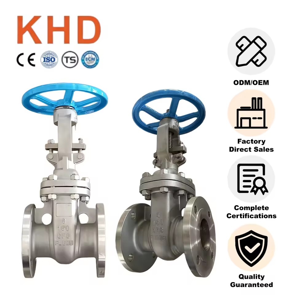 304 Stainless Steel Flanged Gate Valve 3 Inch (DN80) 150LB High Temperature Resistant Valve for Steam Ship Lines DN25/DN50/DN100