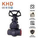KHD DN32 A105 1-1/4 Inch 800LB Flanged Gate Valve Welded Forged Steel Gate Valve Socket Welding Socketed High-End Gate Valve