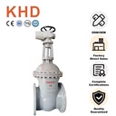 PN16 WCB Electric Gate Valve DN600 Carbon Steel Flange Connection Electric Gate Valve for Water Gas Oil Base Media WCB Valve