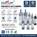 SC Series Air Cylinder SC63x150 SC80x125 SC100x100 SI32x50 Standard Type for Packaging Machinery and Cutting Equipment