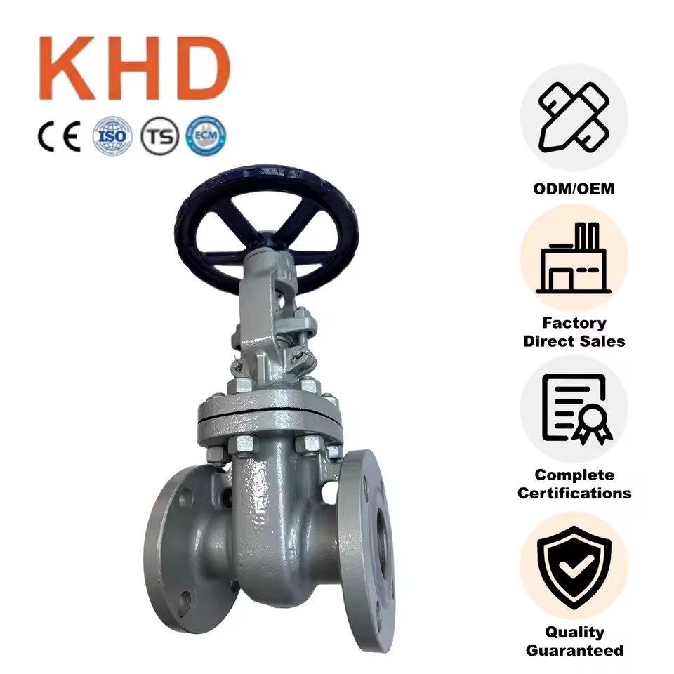 KHD Fast Delivery Carbon Steel Material Gate Valve Medium Pressure Manual Operated 150LB Api Gate Valve