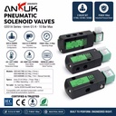 ASCO Solenoid Valve 531 553 8551 NPT 1/4 3/8 Plastic Coil 110VAC 1 Year Warranty for Chemical Water Treatment Systems