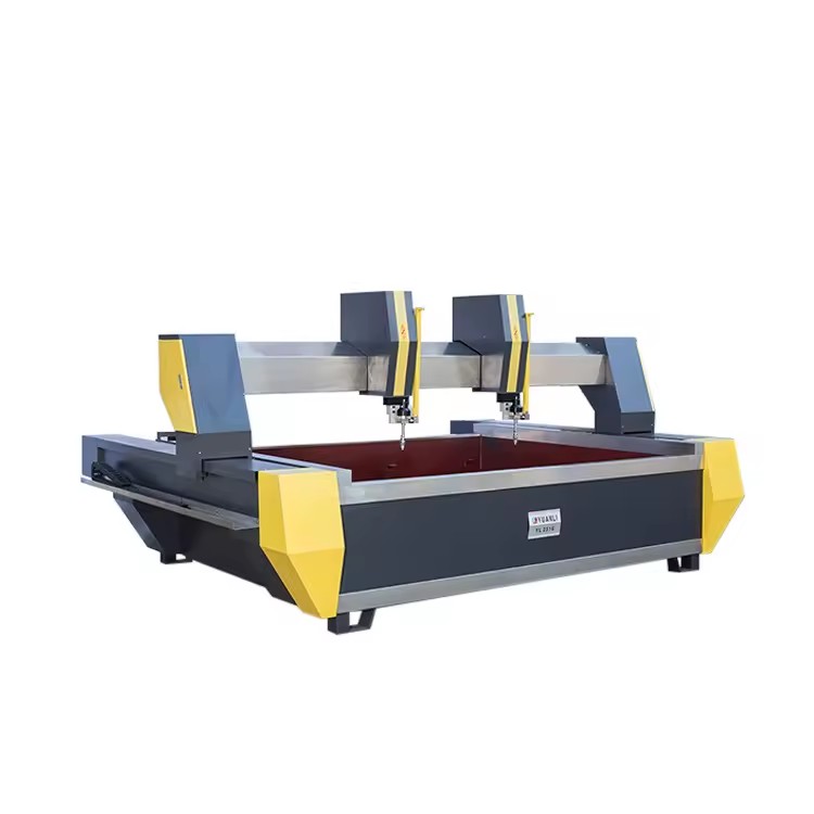 Double Cutting Heads Water Jet Cutting Machine