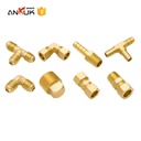 Brass Flare Fitting Zinc Plated Male Forged Metric Connection Air Conditioner Adapters