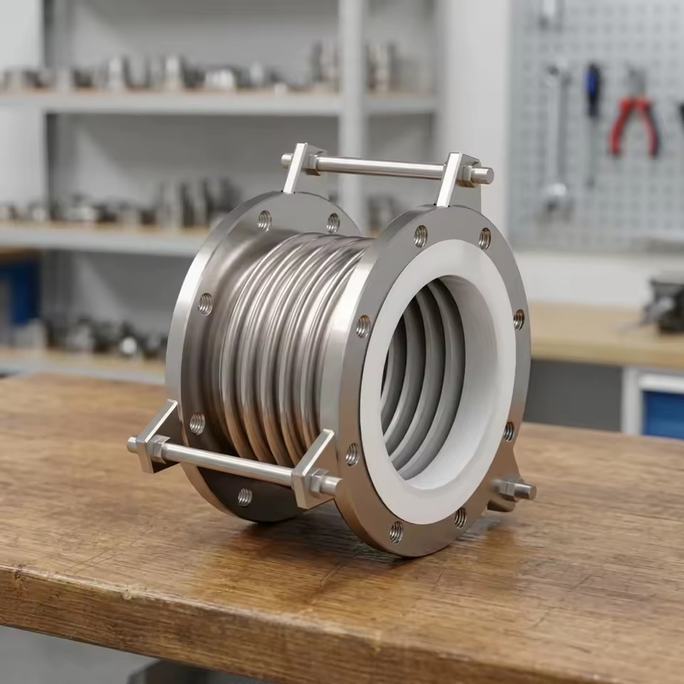 Customizable PTFE Lined Expansion Joint Bellows Carbon Steel Flange for Industrial Use