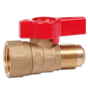 Mass Production NPT Shutoff Forged Material Body with Flare X Female Connection Brass Gas Ball Valve