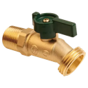 Factory Customization MIP or Cup to Hose 125 psi WOG Brass Quarter Turn No-Kink Hose Bibb