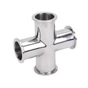 High Quality Stainless Steel KF ISO CF Helium Leak Detection Fittings Vacuum Cross Fitting
