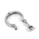 Stainless Steel 304 Single Pin Heavy Duty Tri Clamp with Wing Nut for Ferrule TC 1.5"