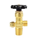 Brass Cylinder Valve Oxygen-Carbon Dioxide Nitrogen Argon Pressure Relief Valve Globe Valve
