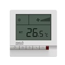 2 Pipe FCU Digital HVAC Thermostat With On/Off Valve 3 Speed Fan 220v Flush Mounting