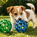 Factory Direct Grid Hollow Ball Pet Interactive Training Toy Small Large Dog Molar Rubber Hollow Ball