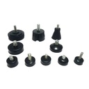 Factory-Durable EPDM/NBR Rubber Screw Rubber Feet Durable Shock Absorber Bumper Pads Industrial Use Moulding Cutting Processing