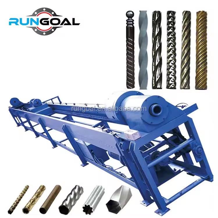 Hydraulic Tube Twisting Machine Pipe Threading Machine Spiral Design Machine