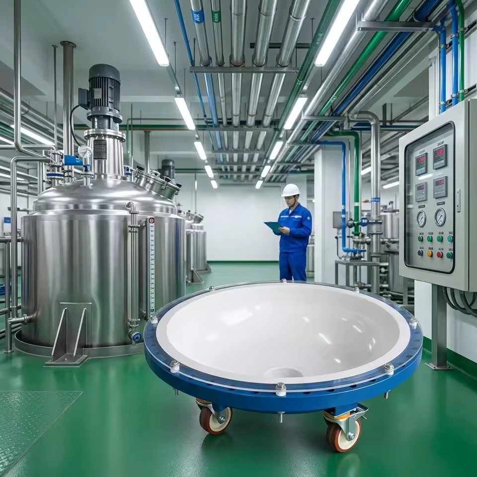 Authentic Clear Lid PTFE Lined Chemical Reactor