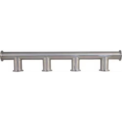 Sanitary Stainless Steel Tri-clamp Date Center Liquid Cooling Manifold With TC Clamp or Thread Connection
