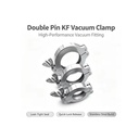 KF16 KF25 KF40 KF50 Quick Release Hinged Wing Nut Aluminum Vacuum Pipe Clamps