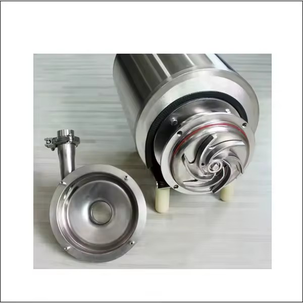Horizontal Open Impeller Centrifugal Liquid Transfer Sanitary Single-stage Centrifugal Pump for Water Milk Beverage