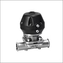 316L Sanitary Aseptic Pneumatic Diaphragm Valve Tri Clamp Connection for Water OEM