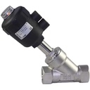 OEM Customizable 304 Stainless Steel Angle Seat Valve High Temperature Pneumatic Control Valve NPT/BSPT DN10~DN80 Water/Gas Home