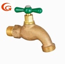 Garden Faucet Garden Valve Bronze Water Bibcock "one" Word Handle 3/4''*1/2'' Valve Garden