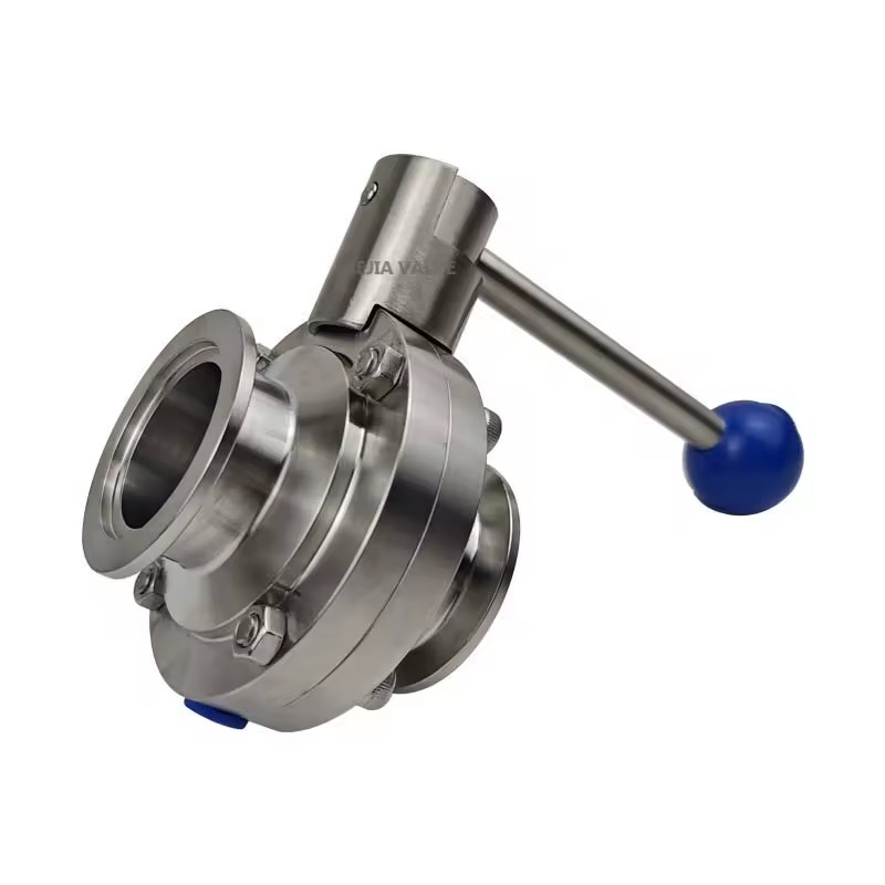 KF Vacuum butterfly Valve High Vacuum Helium Inspection 304 Stainless Steel Source Factory Support Customization