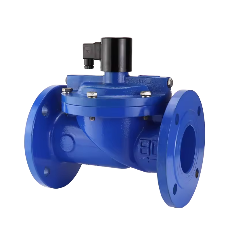 12V 24V 110V 220V 240V 4 Inch V DN100 Flange Normally Closed Cast Iron Water Solenoid Valve