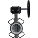 RDNT Manual High Temperature Cast Steel Body EPDM Soft Seat Multi Function Flow Control Butterfly Valve