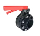 SWD 6" Flange Type Plastic PVC Butterfly Valve