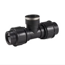 Durable PP Compression Fitting, Quick Connect Solution for LDPE & HDPE Pipes in Agricultural Irrigation and Water Supply Systems