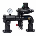 RX80/0.4A-40QB Series Industrial Metal Gas Pressure Regulator Cabinet for LPG Propane Natural Gas Oxygen 1 Year Warranty