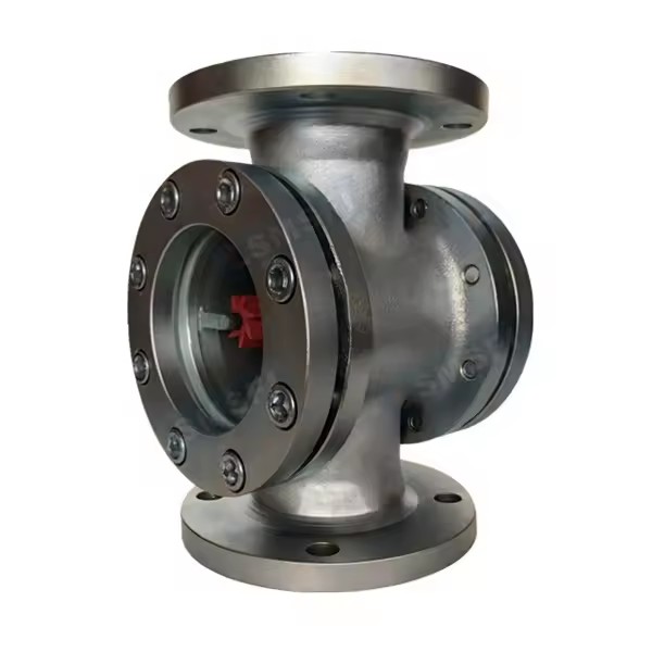 LSMSFI Galvanizing Sight Glass Flow Indicator with Flange Connection