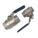 1000WOG Cf8m Female Threaded Price BSP NPT SS304 316 2pcs 3 Inch 1/2 Stainless Steel Ball Valve