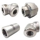 ASME B16.11 SW Stainless Steel Threaded 3000lb 6000 Forge Fitting High Pressure Pipe Tee Coupling Union Cross Elbow